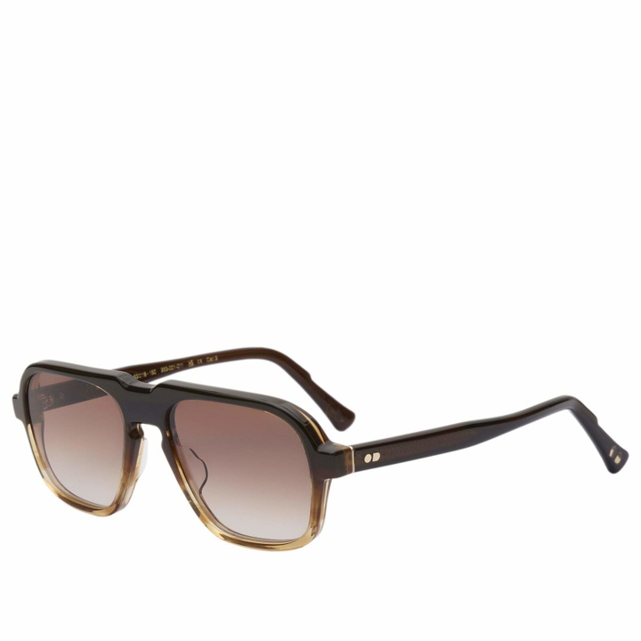 Photo: Oscar Deen Fraser Sunglasses in Mocha/Chocolate Brown 