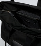 Giorgio Armani Leather-trimmed tote bag