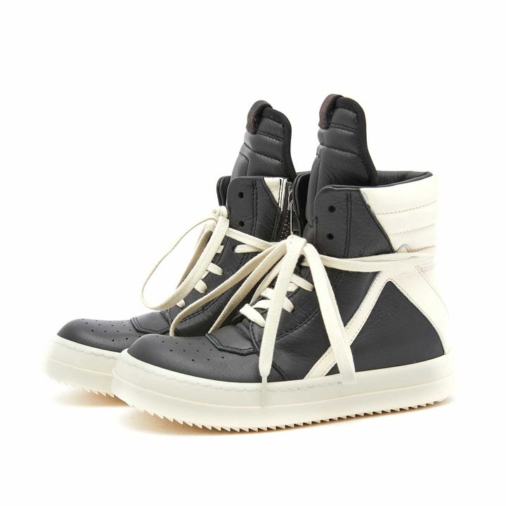 Photo: Rick Owens Men's BabyGeo Geobasket Sneakers in Black