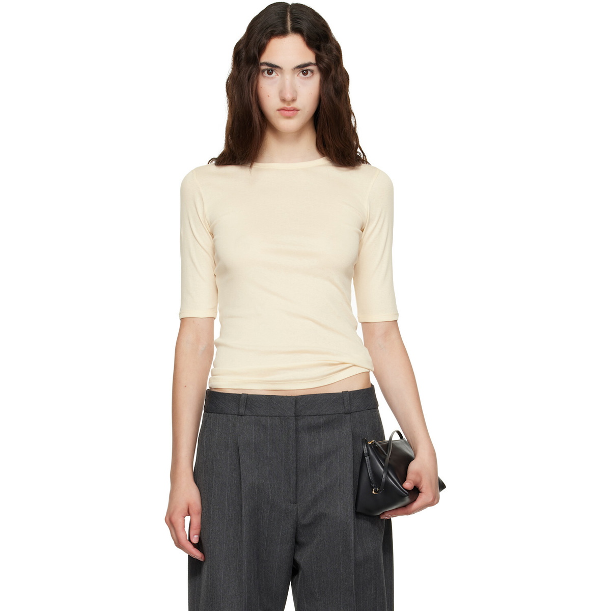 FLORE FLORE Off-White Anna T-shirt