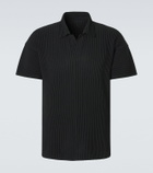 Homme Plissé Issey Miyake Basics pleated polo shirt