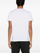 Moncler White Double Logo Patch T-Shirt