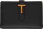 TOM FORD Black T-Strap Wallet