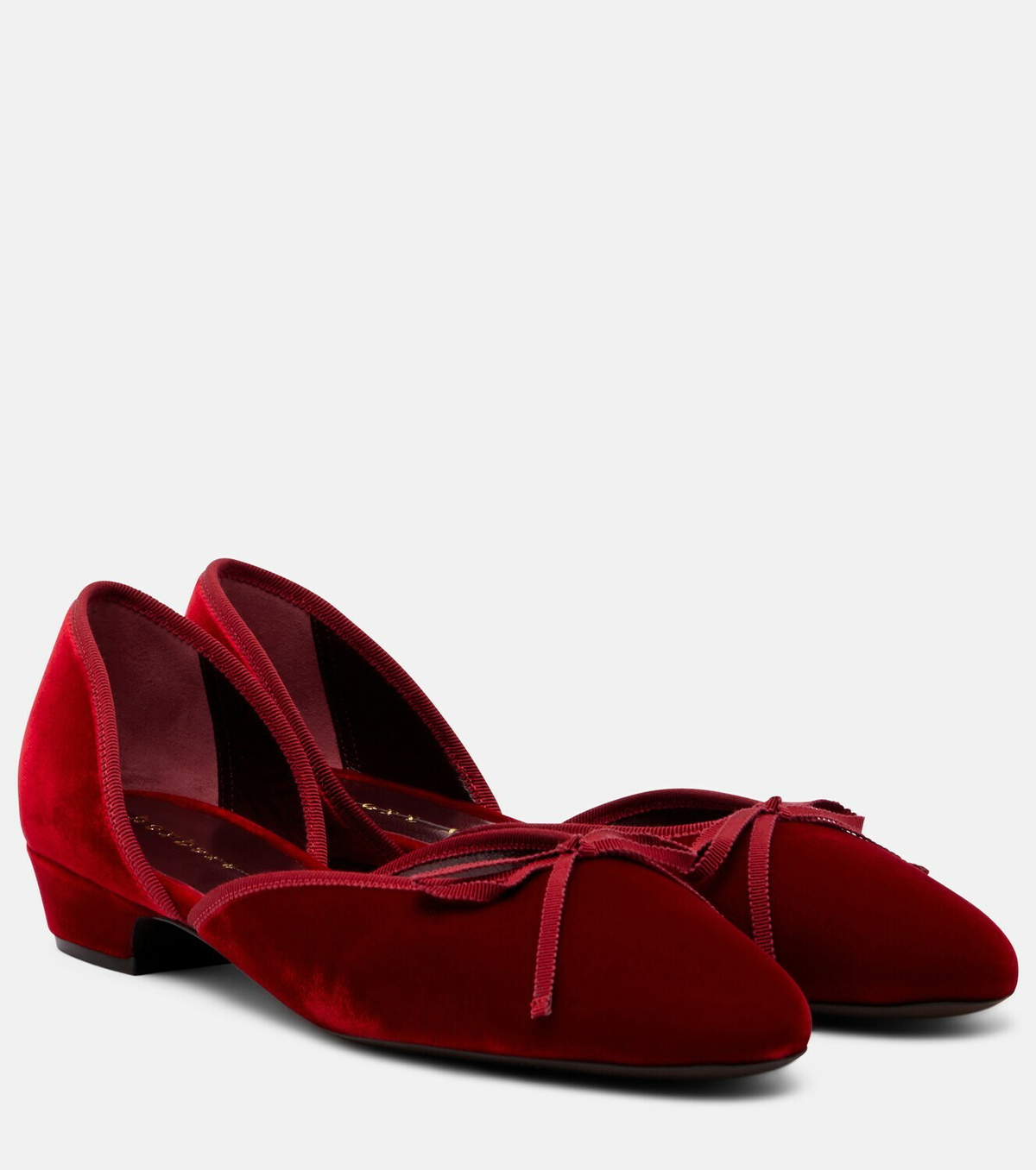 Herbert Levine 24/7 velvet ballet flats