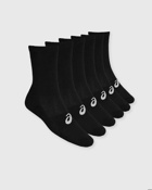 Asics 6 Ppk Crew Sock Black - Mens - Socks