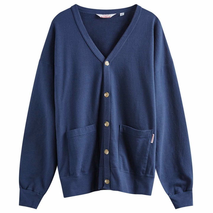 Photo: Battenwear Men's Neighbor Cardigan in Navy