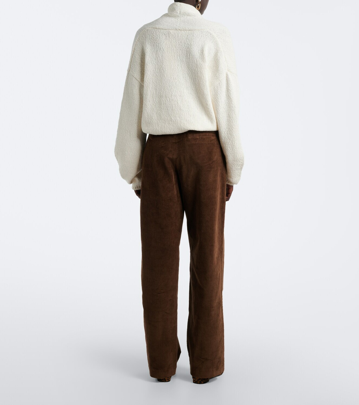 Aya Muse Aven cotton-blend corduroy wide-leg pants