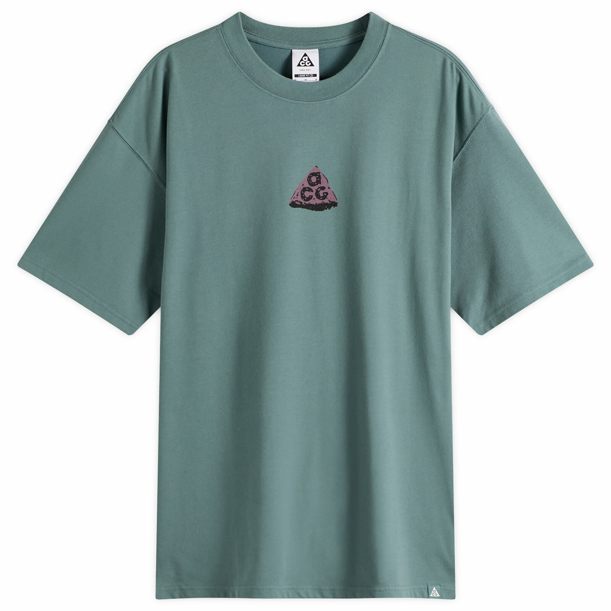 Nike Men's ACG Stacked Rocks T-Shirt in Mineral Slate