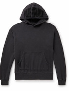 POLITE WORLDWIDE® - Alien Printed Embroidered Cotton-Jersey Hoodie - Black