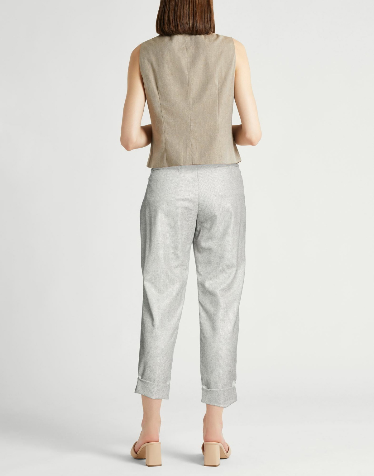 Peserico Womens Pants in Grey