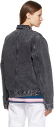 Carhartt Work In Progress Black Denim Stetson Jacket