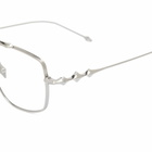 Gentle Monster Martin Glasses in Silver 