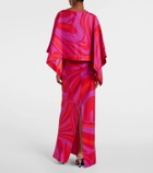Pucci Iride silk twill maxi dress