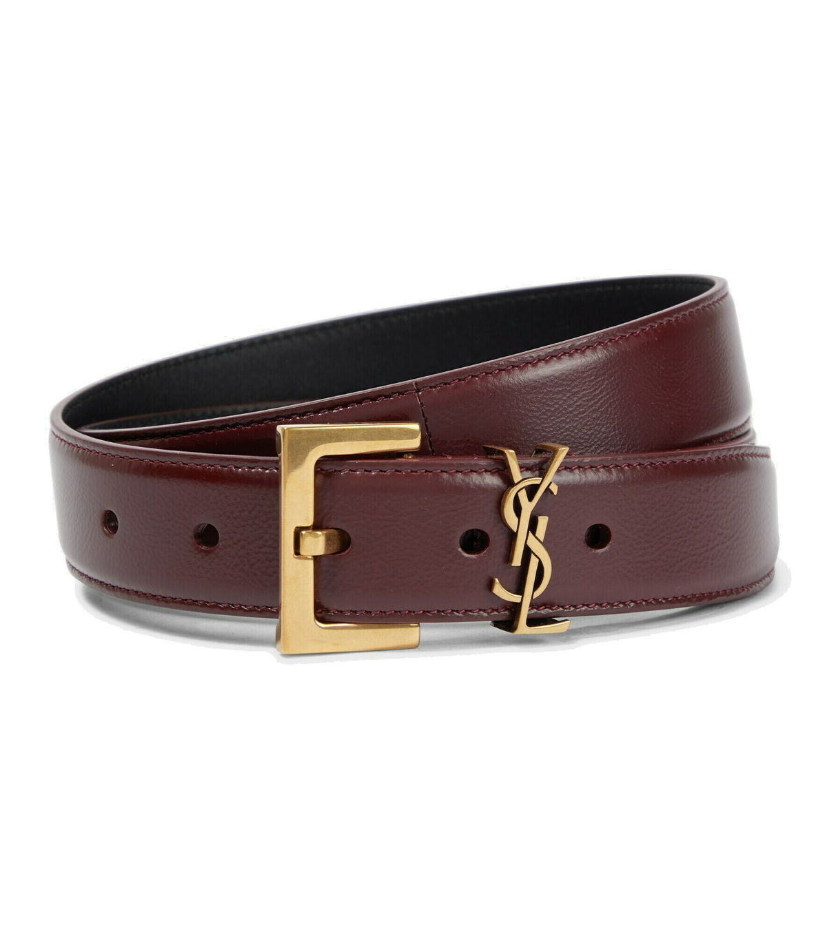 saint laurent silver belt