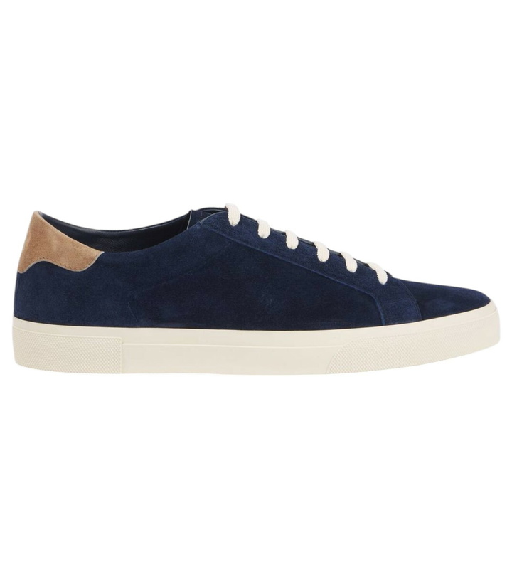 Photo: Brunello Cucinelli Suede low-top sneakers