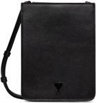 AMI Alexandre Mattiussi Black Vertical Pouch