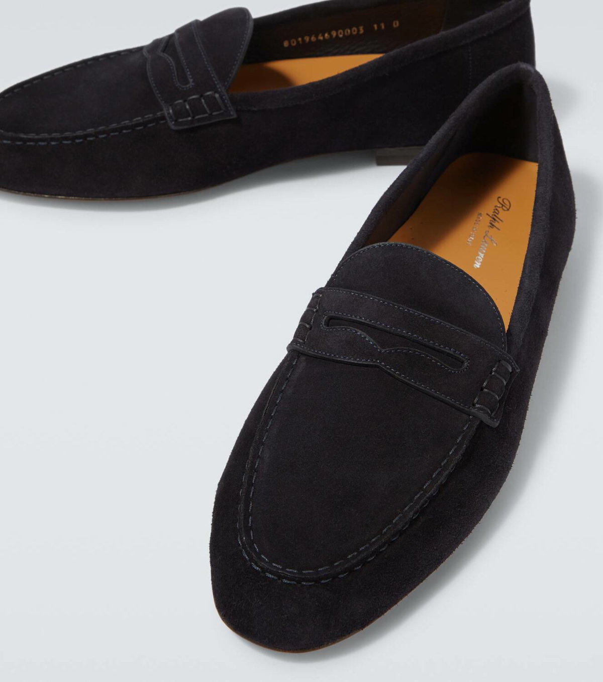 Ralph Lauren Purple Label Suede penny loafers