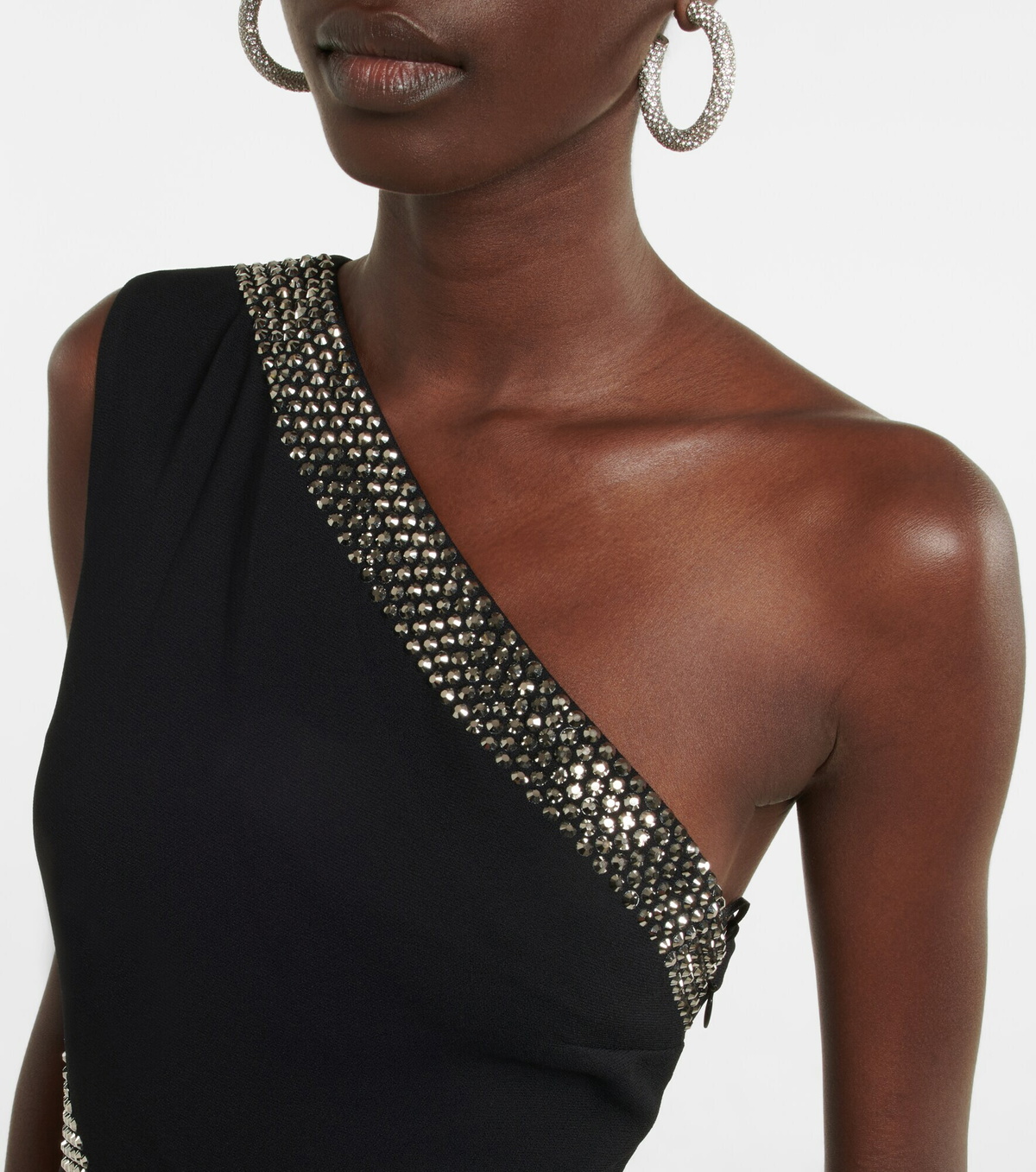 Stella McCartney - Embellished one-shoulder maxi dress Stella McCartney