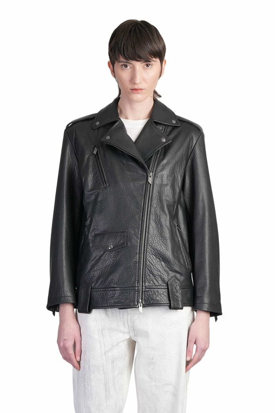 Photo: Salvatore Santoro Biker Jacket In Black Leather
