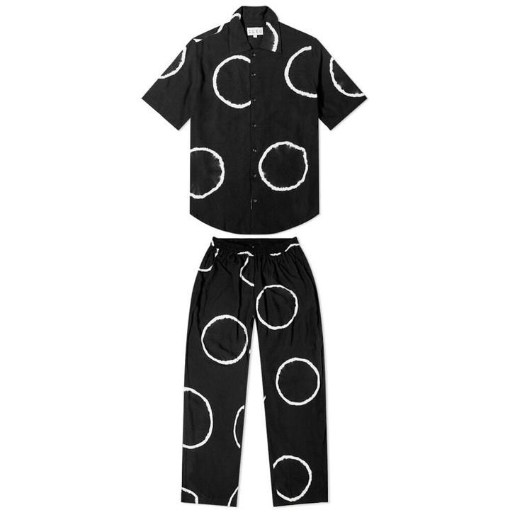 Photo: Suku Moon Print Short Sleeve Shirt & Trouser Set