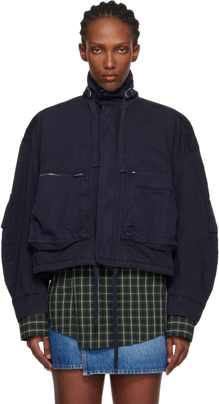 Photo: Alexander Wang Black Articulated Cargo Jacket