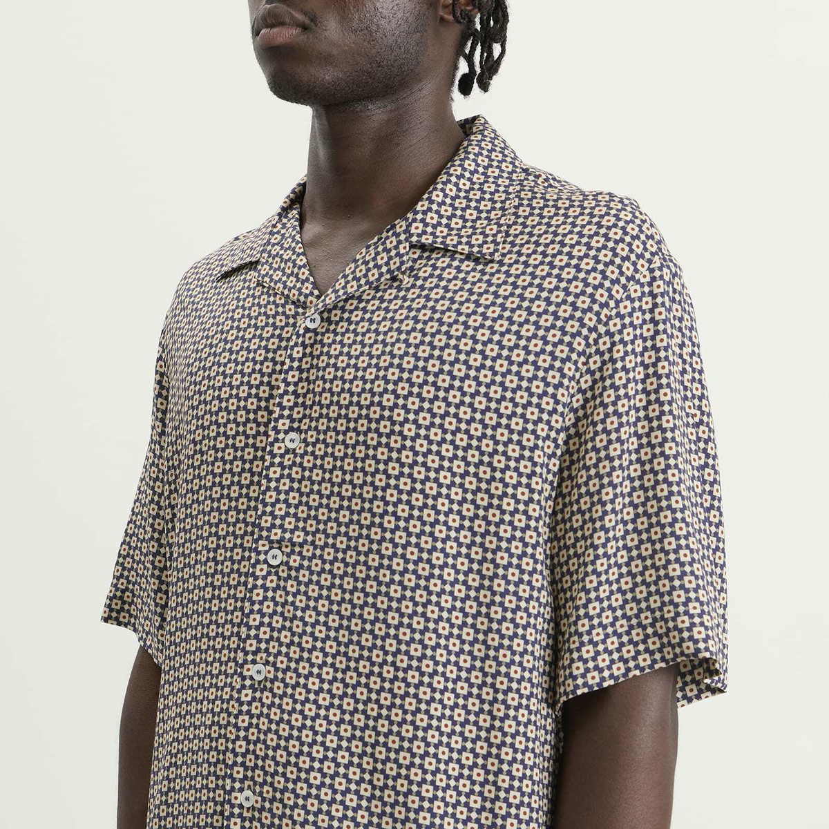 A.P.C. Men's Chemise Bennet Shirt in Dark Navy