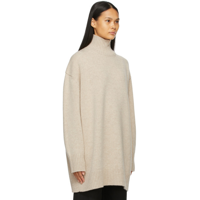 Studio Nicholson Beige Wool Elson Turtleneck Studio Nicholson