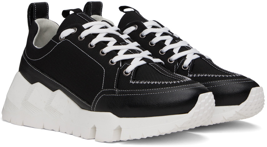 Pierre Hardy Black Street Life Sneakers