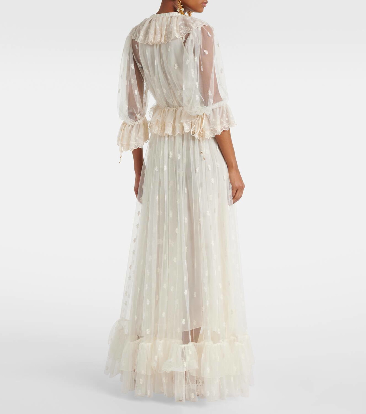 Chlo Embroidered lace maxi dress Chloe