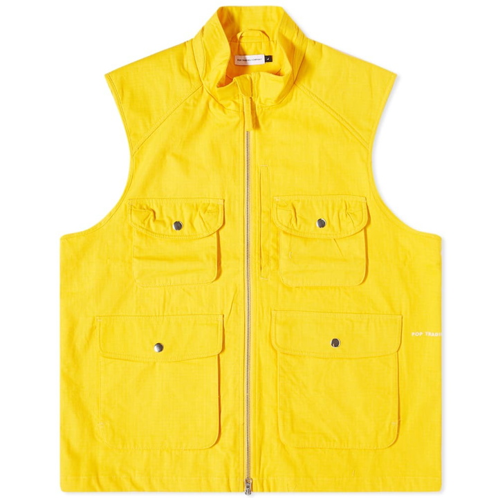 Photo: Pop Trading Company Men's Safari Vest in Citrus