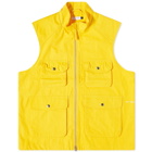 Pop Trading Company Men's Safari Vest in Citrus