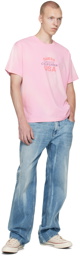 GUESS USA Pink Faded T-Shirt