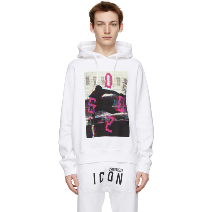 Photo: Dsquared2 White Run Cool Hoodie