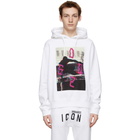 Dsquared2 White Run Cool Hoodie