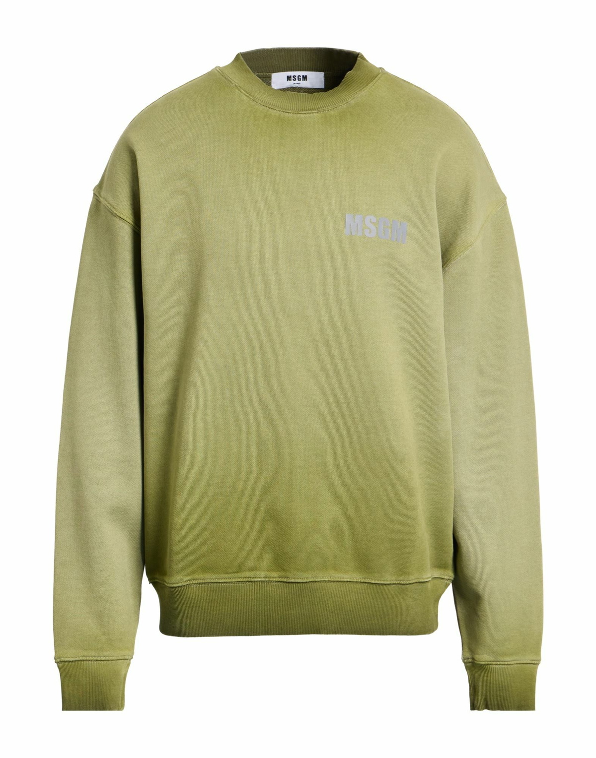 Msgm Mens Sweatshirt Military in Green