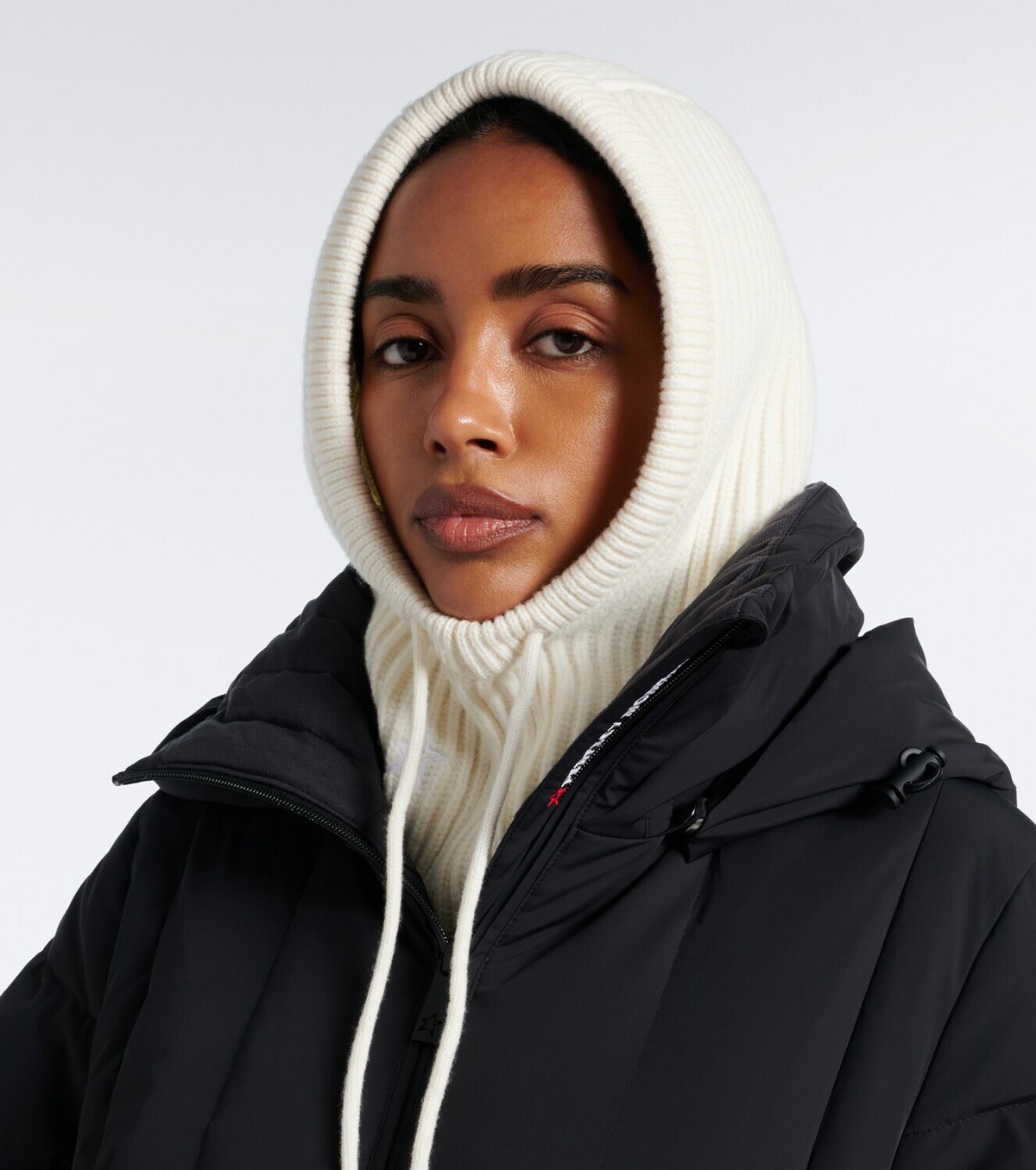 Perfect Moment Wool and cashmere balaclava