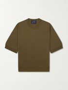 John Smedley - Bill Nighy Merino Wool T-Shirt - Green