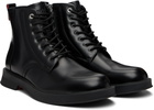 Hugo Black Leather Boots