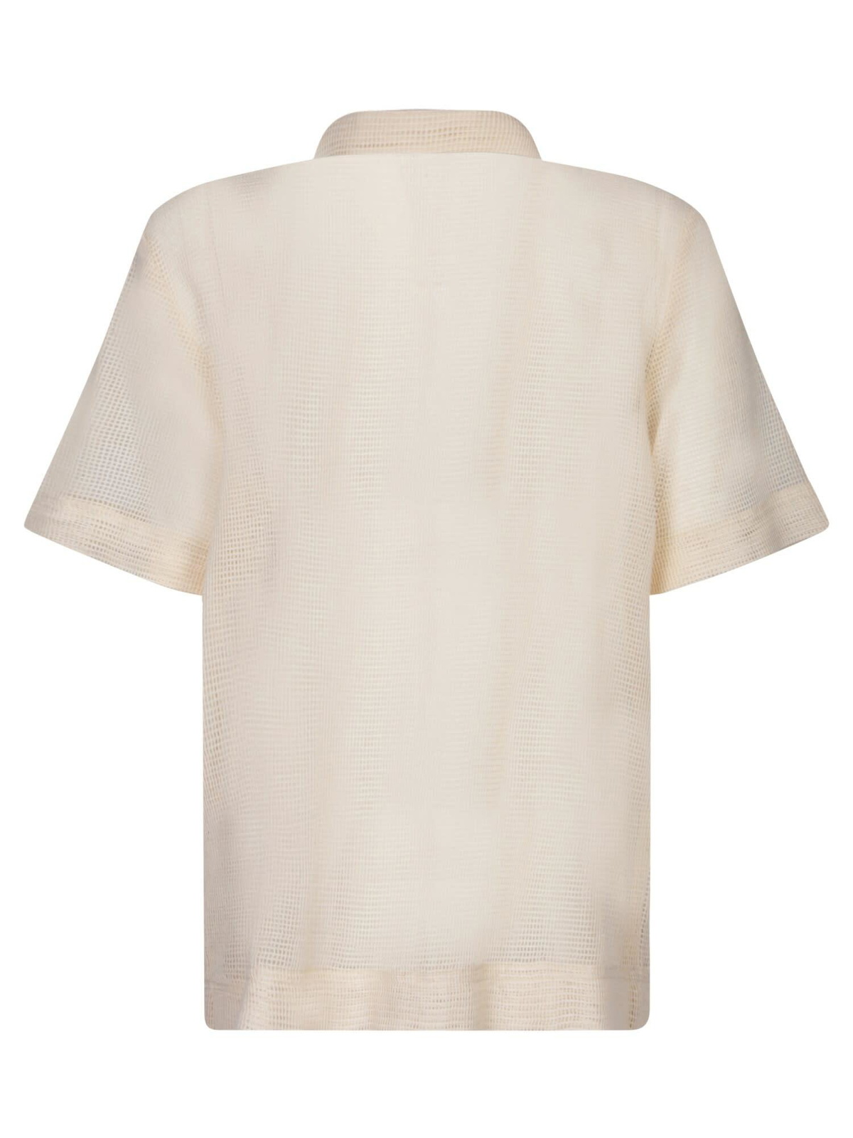 Séfr Noam Beige Textured Shirt