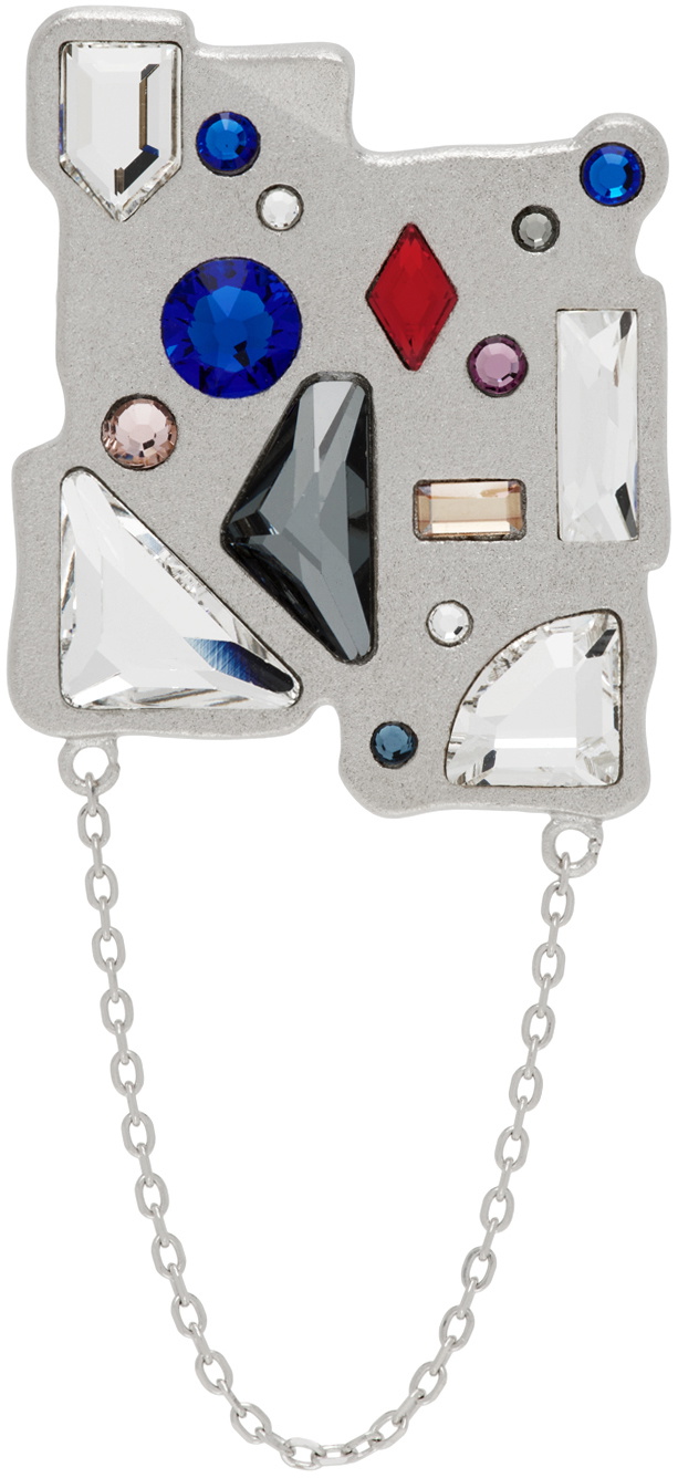 ADER error Silver Crystal Pin ADER error