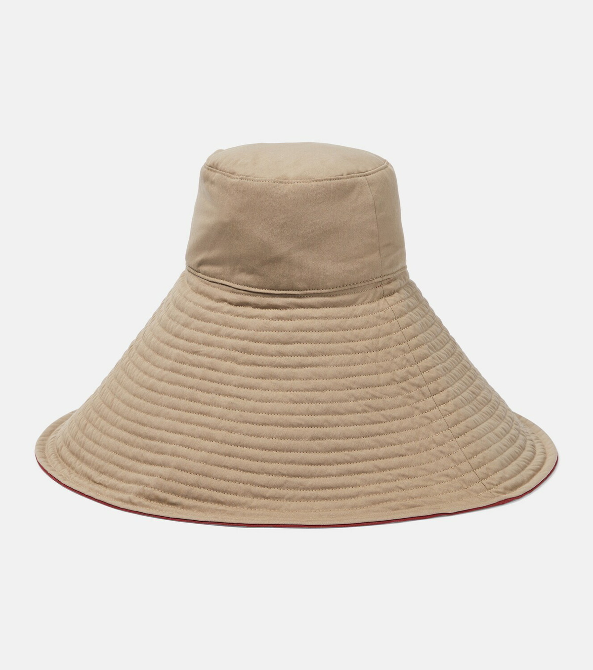 【Jacquemus】 Le Chapeau Lagrimaプリントコットン sunハット Le Chapeau Lagrima floral cotton sun hat in multicoloured