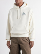 Aimé Leon Dore - Unisphere Logo-Print Cotton-Jersey Hoodie - Neutrals