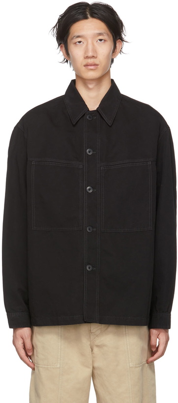 Photo: Lemaire Black Workwear Jacket