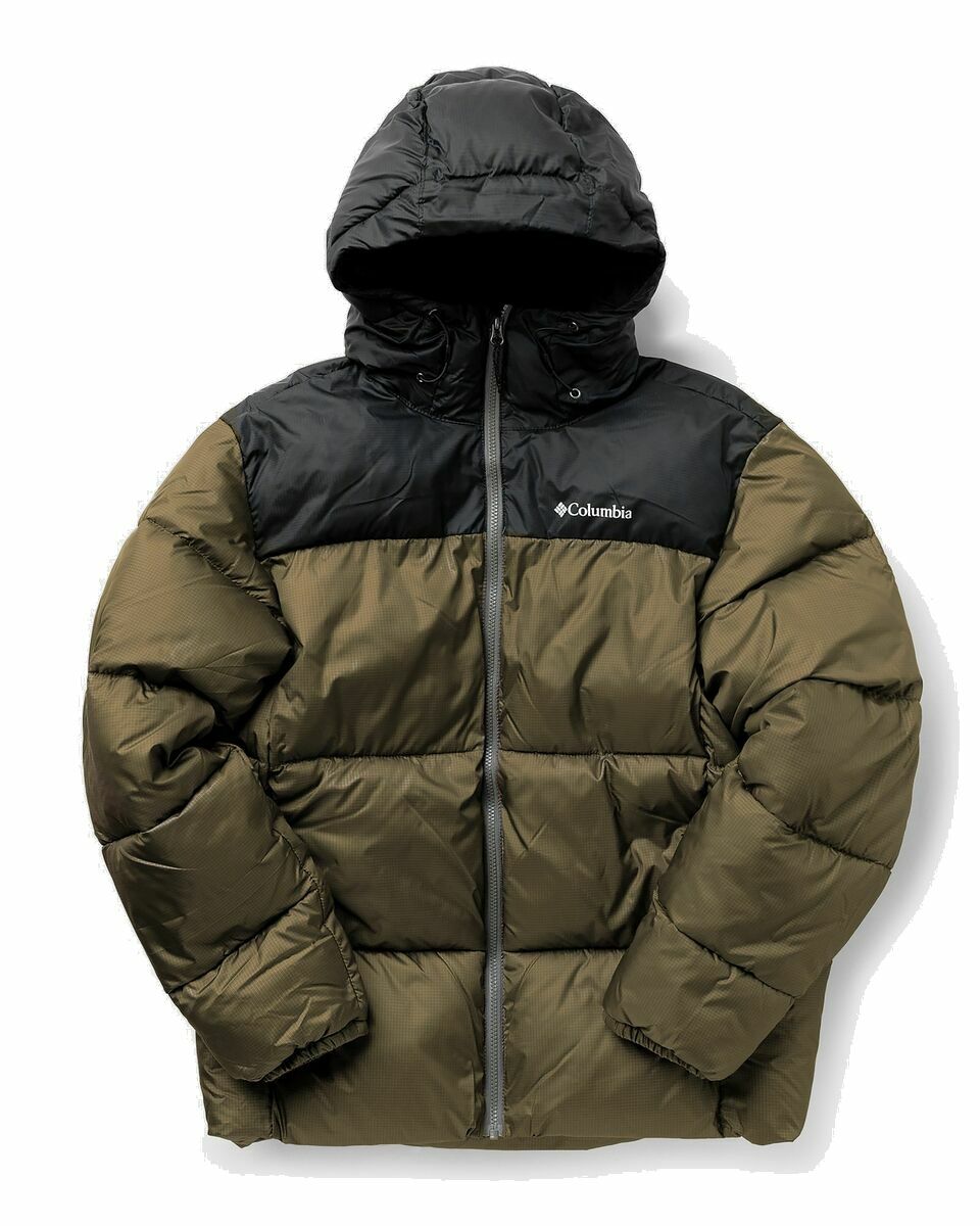 Photo: Columbia Puffect™ Hooded Jacket Green - Mens - Down & Puffer Jackets
