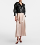 Chloé Cropped leather jacket