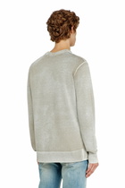 Diesel Jumper with faded reverse print - Knitwear Mens in Grey