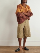 Kartik Research - Jacquard-Knit Wool Sweater - Orange