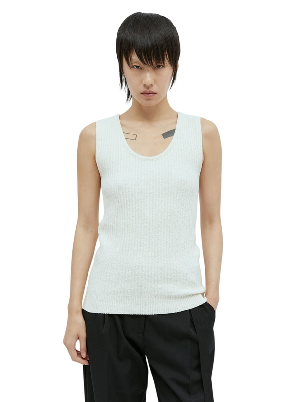 Photo: TOTEME Bouclé Knit Tank Top