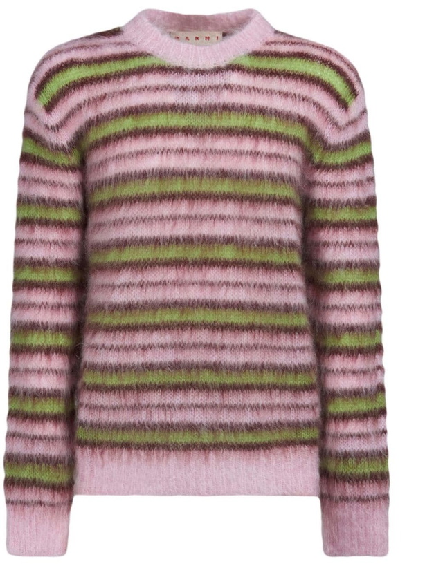 Photo: MARNI - Striped Mohair Blend Sweater