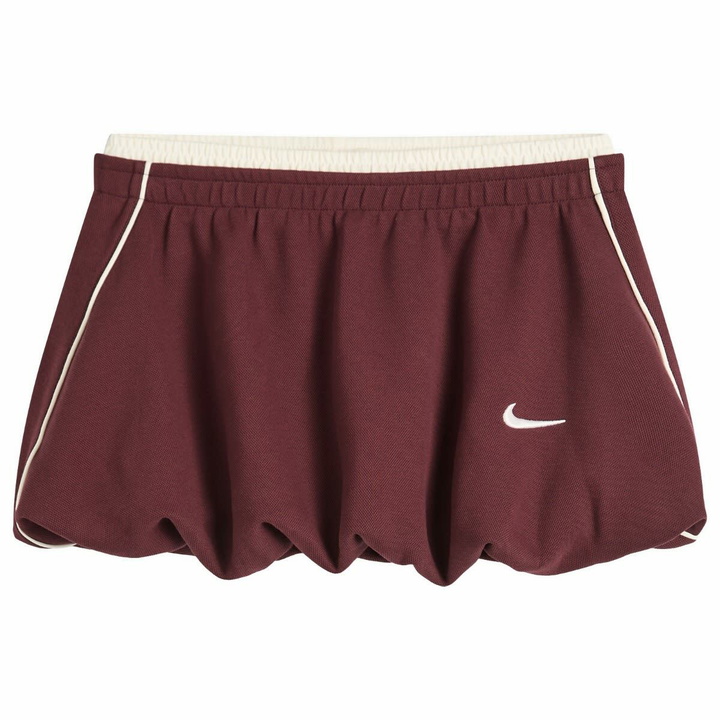 Photo: Nike Women's Sports Bubble Skirt in Burgundy Crush/Sail